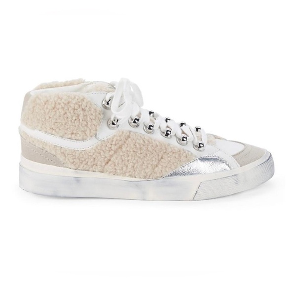 NIB Marc Fisher Merin Mixed Media Sneakers - Picture 1 of 12